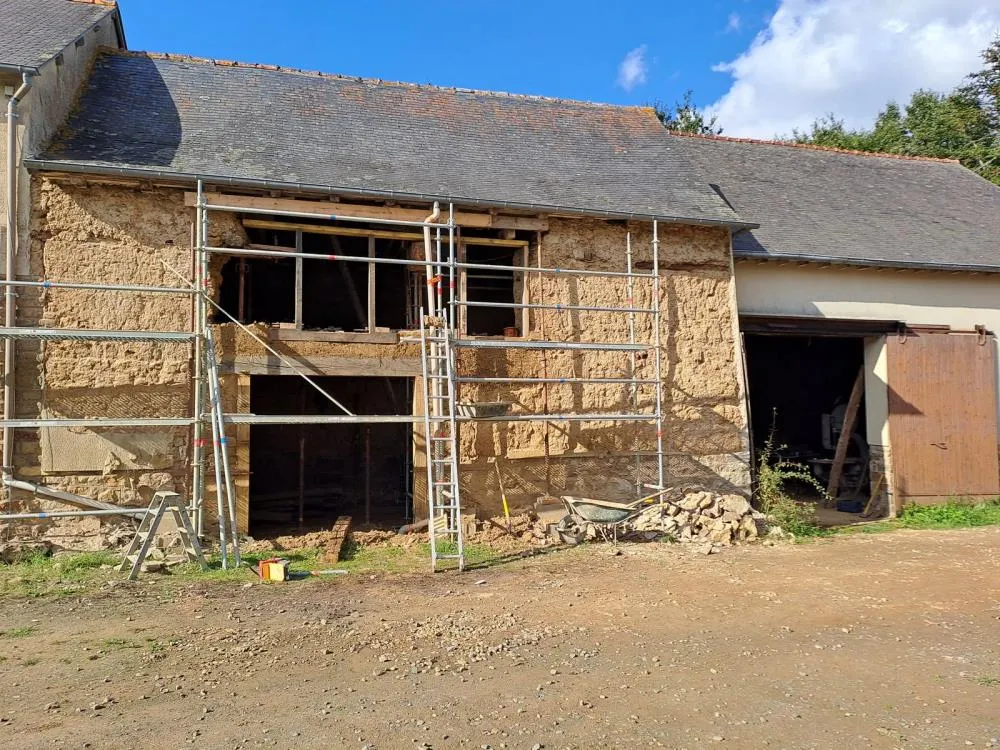Construction Terre Crue - Maçon sur Rennes, Irodouër et en Ille et Vilaine