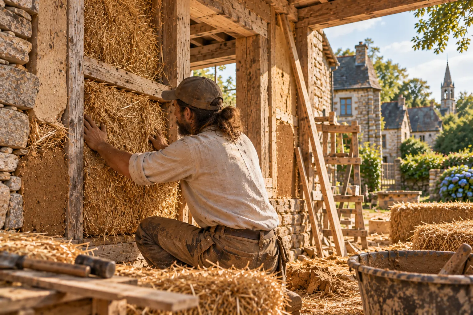 Construction en Paille sur Rennes et le departement 35