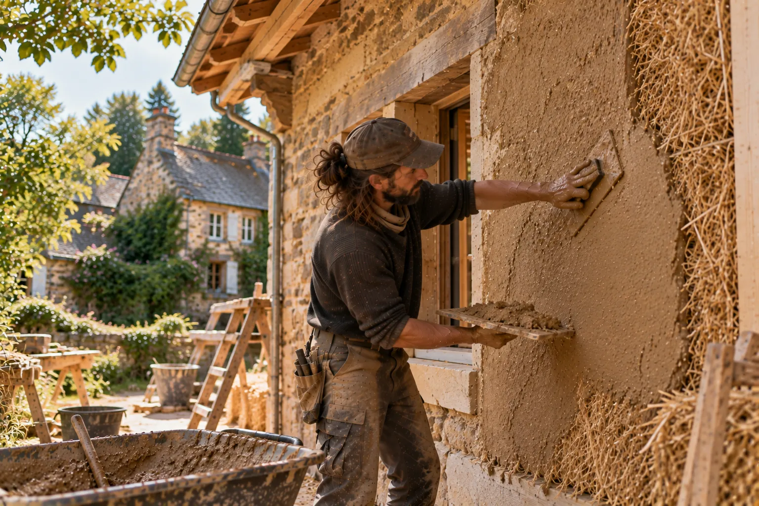 Construction en Paille sur Rennes et le departement 35