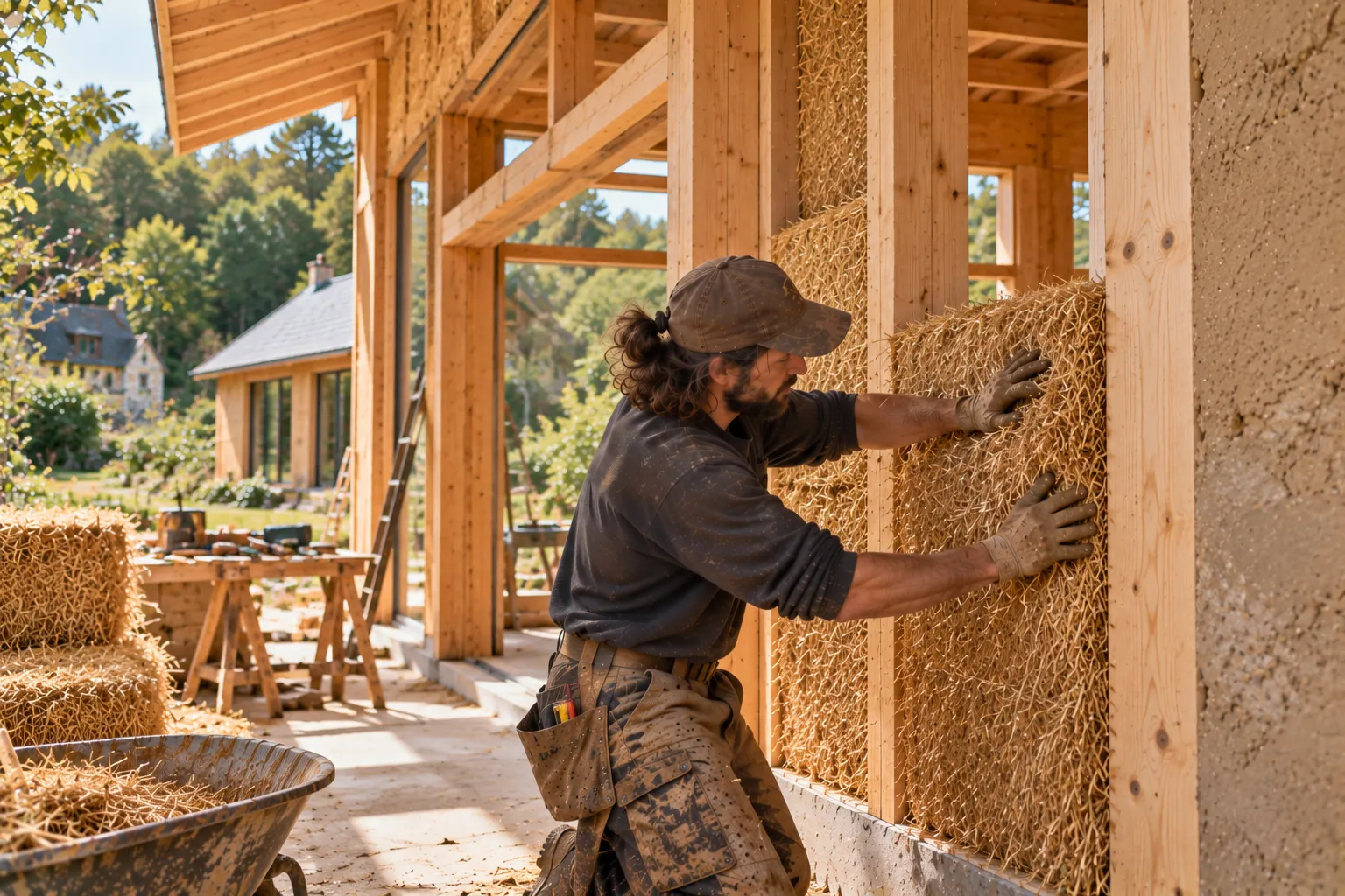 Construction en Paille sur Rennes et le departement 35
